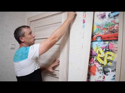 Видео: Косяк при установки двери Телескопический наличник.