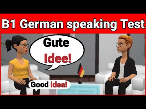 Видео: Устный экзамен по немецкому языку B1 | Планируем что-то вместе/диалог | 4 важные темы | говорить