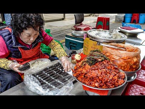 Видео: От 76-летнего джимбапа бабушки Суньи до паджон-аллею. Лучший 6 ресторан в Пусане