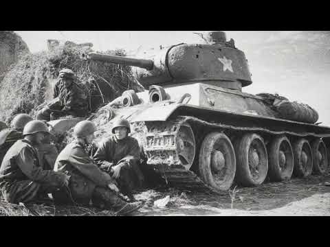 Видео: Немецкие войска были в ужасе, когда танки ИС-2 раздавили их «Тигры»