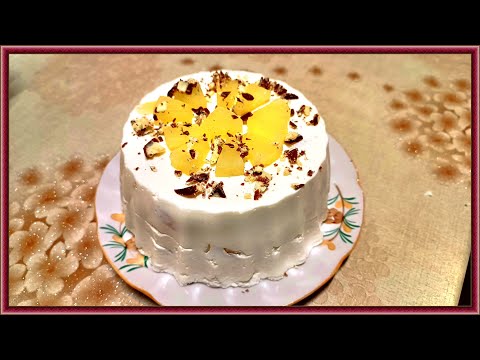 Видео: Очень вкусный творожный десерт с ананасом и желатином - рецепт осилит любой сладкоежка