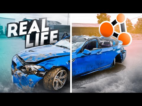 Видео: Аварии на реальных событиях в BeamNG.Drive #41