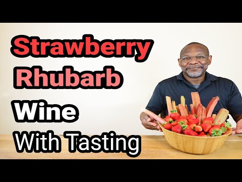 Видео: Приготовление клубнично-ревеневого вина с дегустацией