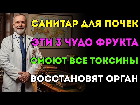 Видео: Врач: Эти 3 фрукта — «чистильщики» почек! Выводят токсины и восстанавливают повреждения.