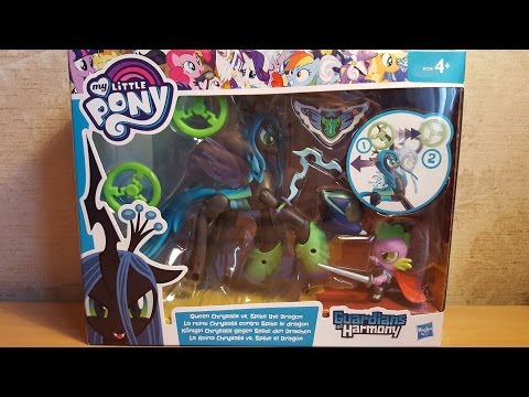 Видео: [MLP] Обзор королевы Кризалис и дракончика Спайка - Guardians of Harmony