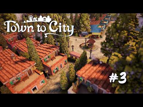Видео: УВИДЕЛИ НОВУЮ ДЕРЕВНЮ ФЕРМЕРОВ! Пиксельная и милая Town To City #3