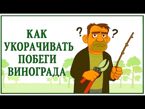 Видео: 🍇 99% виноградарей укорачивают побеги винограда при обрезке неправильно — показываю, как надо!