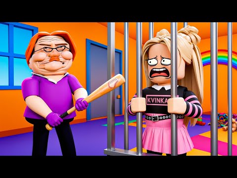 Видео: УБЕГАЮ ИЗ ДЕТСКОГО САДИКА! УЖАСНО ЗЛАЯ НЯНЯ ПРЕСЛЕДУЕТ КВИНКУ В РОБЛОКС!