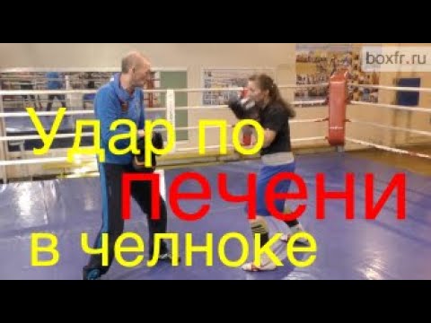 Видео: Бокс: сближение - удар по печени - правый сбоку (English subs)