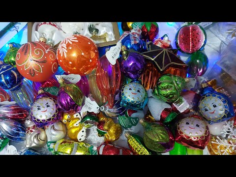 Видео: Предновогодние обзоры моей коллекции елочных игрушек. Часть 6
