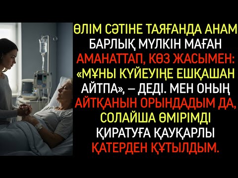 Видео: Өлер алдында анам барлық мүлкін маған беріп: «Бұны күйеуіңе айтпа», – деп жылап аманат етті.