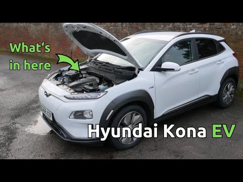 Видео: Взгляд изнутри и под капот Hyundai Kona Electric 64 кВт·ч 2019 года выпуска