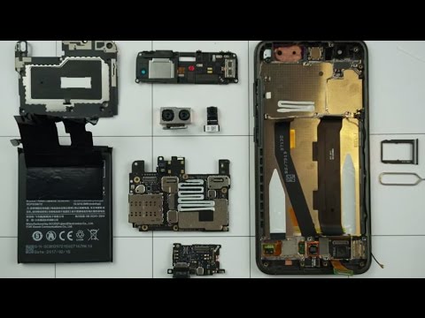 Видео: Xiaomi Mi6 - разборка, смотрим что "под капотом"