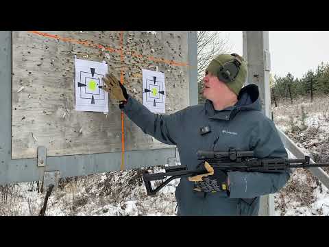 Видео: Стреляем из ВПО-213-25 с гладким стволом и насадкой парадокс