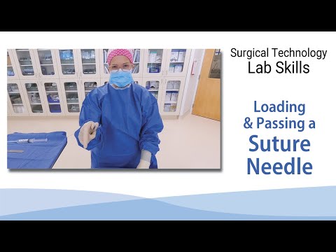 Видео: Загрузка и введение хирургической иглы