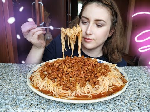 Видео: 1 КГ макарон Болоньезе | 1 KG  SPAGHETTI BOLOGNES | Eeating show | 먹방