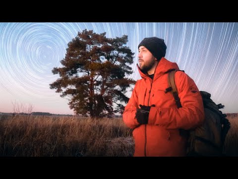 Видео: Фотография со звёздными следами || Испытываю камеру Z6 в мороз