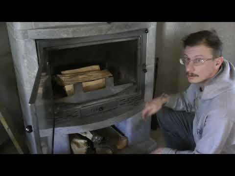 Видео: Камин из талькомагнезита