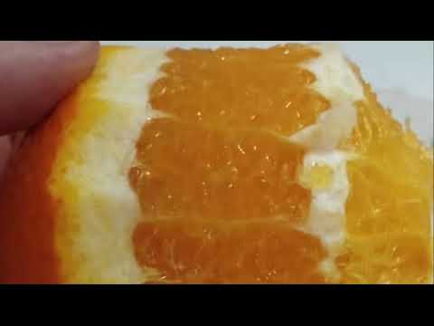 Видео: асмр итинг сочный апельсин