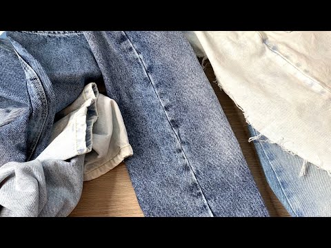 Видео: Ещё одна идея из старых джинсов! DIY Мастер-класс