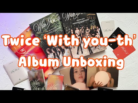Видео: ⋆｡˚🦋Twice 'With YOU-th' | Regular ver. + Digipack ver. + Nemo ver. unboxing  | ТВАЙС распаковка⋆｡˚
