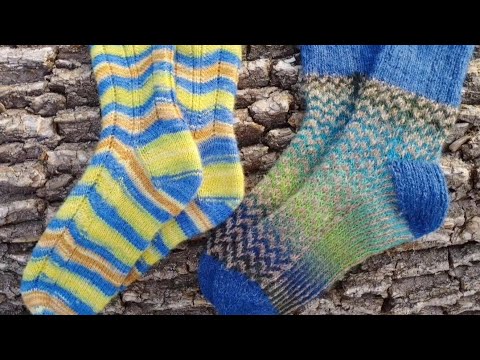 Видео: Зима. Таблиця по в'язанню шкарпеток від миска