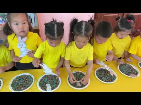 Видео: Ұйымдастырылған іс-әрекет. “Бәйтерек” бөбекжайы. “Бауырсақ” ертегісі