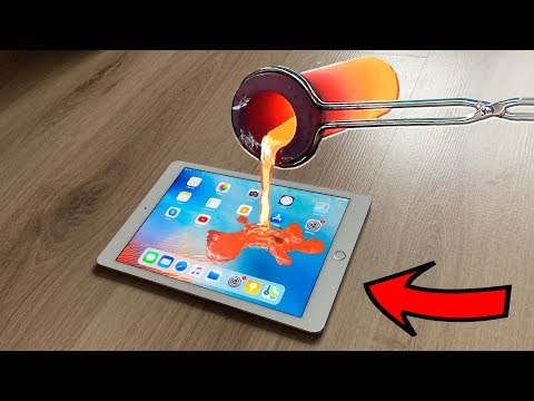Видео: ЭКСПЕРИМЕНТ: ЛАВА vs iPAD