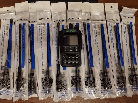 Видео: Antenna Retevis RHD-701 review and SWR-test / Обзор и КСВ-тест антенны Retevis RHD-701