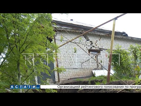 Видео: Провал все проваливается - масштабы оползня в деревне Работки увеличиваются