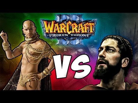 Видео: Warcraft 3 Frozen Throne - Карта 300 спартанцев ПОЛНОЕ совместное прохождение!