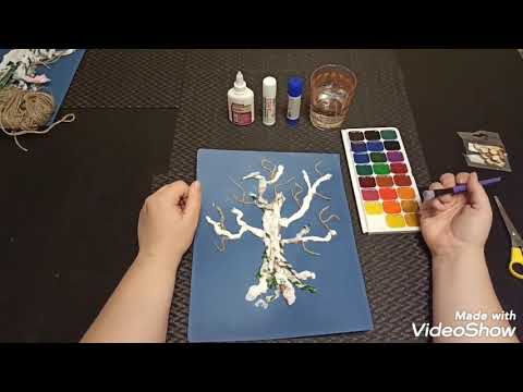 Видео: Поделка "Дуб зелёный" ко Дню Рождения А.С. Пушкина