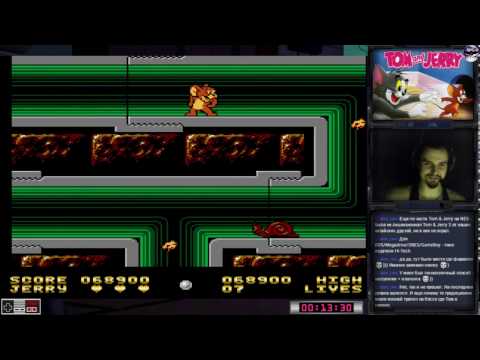 Видео: Том и Джерри | Tom & Jerry прохождение 100% | Игра на(Dendy, Nes, Famicom, 8 bit) 1991. Cтрим RUS