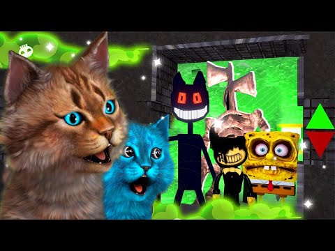 Видео: СИРЕНОГОЛОВЫЙ SCP В ЛИФТЕ (Roblox SCARY ELEVATOR Siren Head, Cartoon Cat) Весёлый Кот и КОТЁНОК ЛАЙК