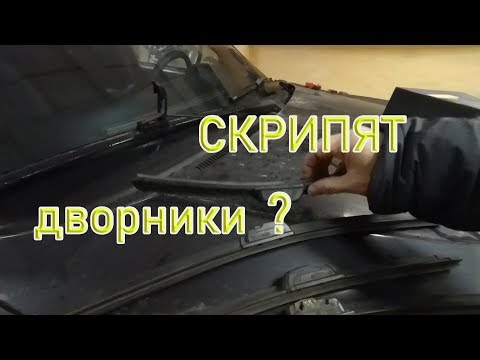 Видео: Скрипят дворники. Исправляем за 2 минуты.