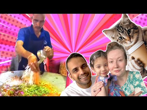 Видео: Семейный вечер! Индийский уличный завтрак: не отравимся?