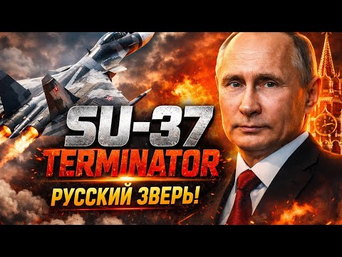 Видео: SU-37 TERMINATOR: Самый Манёвренный Истребитель России ШОКИРОВАЛ Мир!