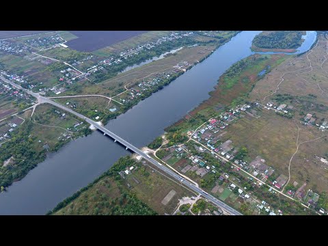 Видео: Трасса М5: река ЦНА с дрона - Рязанская и Пензенская земля от Шацка до Пензы