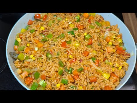 Видео: Как приготовить самый лучший нигерийский рис джоллоф с гарниром | Очень вкусно и просто #джоллофр...