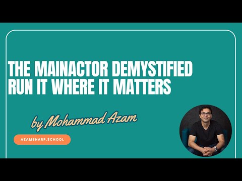 Видео: Развенчание мифов о главном действующем лице: управляйте им там, где это важно