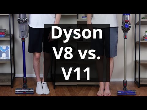 Видео: Dyson V8 против V11: сравнение Dyson бок о бок