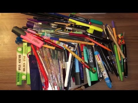 Видео: Расхламление канцтоваров ➤ Все мои ручки, карандаши, маркеры ➤ Хэштег года #РАСХЛАМЛЕНИЕ