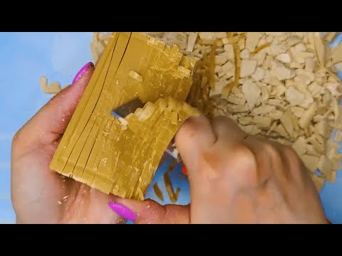 Видео: ASMR/ Резка  сухого хозяйственного мыла №8 / Cutting of dry household soap №8
