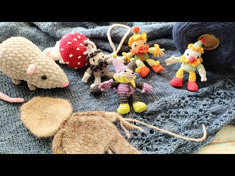 Видео: Мини отпуск / Что связала / Котик из шерстяной пряжи.