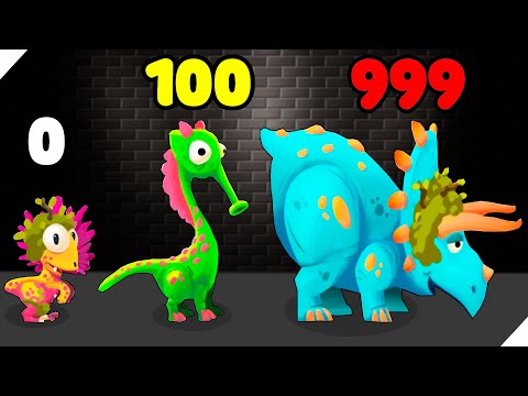 Видео: ЭВОЛЮЦИЯ ЗАЩИТЫ ДИНОЗАВРОВ ОТ ДИКИХ ДРЕВНИХ ЛЮДЕЙ! Dino Bash