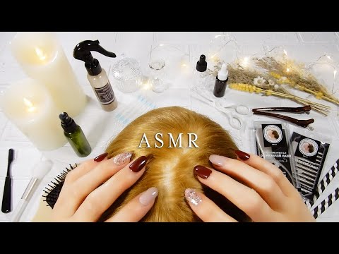 Видео: Ролевая игра с массажем головы ASMR, расслабляющее постукивание и шепот по-японски