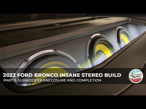 Видео: Часть 3: Сборка Ford Bronco Insane Focal и стереосистемы Mosconi 2022 года — корпус сабвуфера и е...