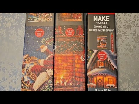 Видео: Рождественские алмазные картины Make Market 2025