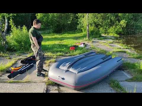 Видео: Обзор лодки альтаир 340 hd. Мой первый в жизни обзор.