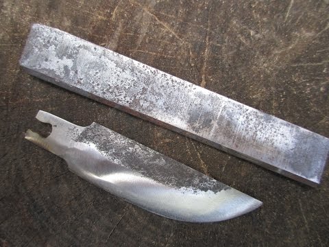 Видео: КЛИНКИ ИЗ НОЖА ОТ СТАЦИОНАРНОГО РУБАНКА